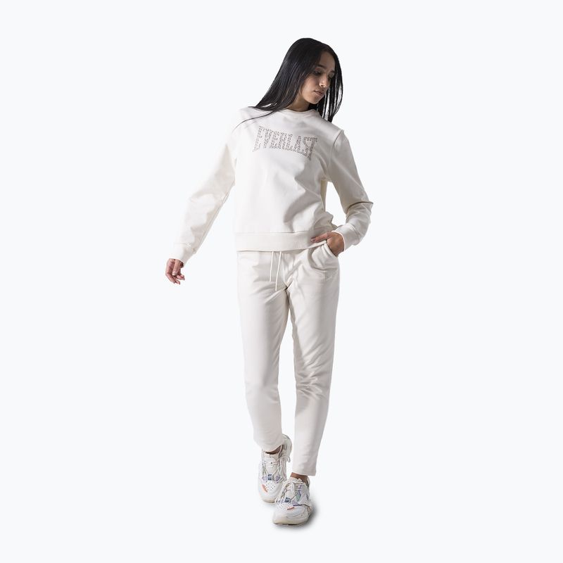 Dámská mikina  Everlast Leisure Crewneck dusty white 2