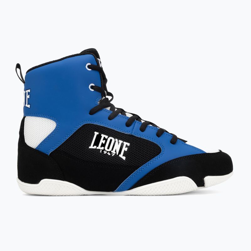 Boxovací boty LEONE 1947 Premium Boxing blue/pink/blue/red 2