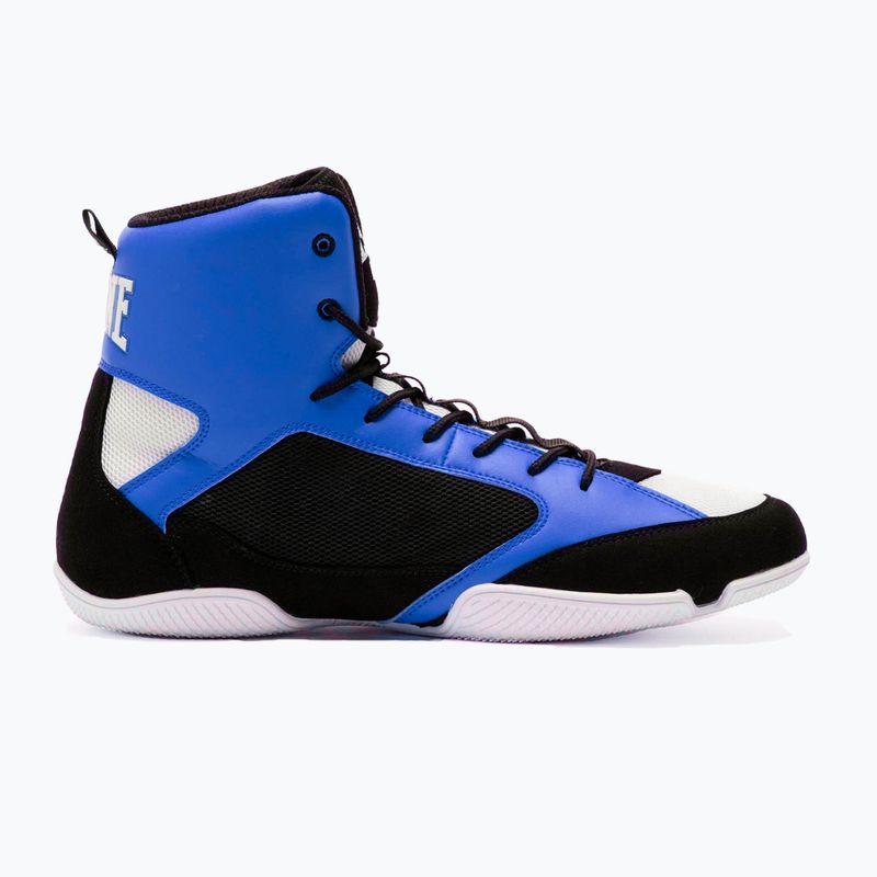 Boxovací boty LEONE 1947 Premium Boxing blue/pink/blue/red 2