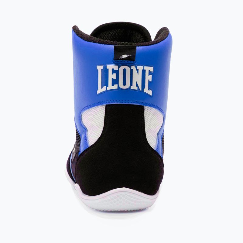 Boxovací boty LEONE 1947 Premium Boxing blue/pink/blue/red 4