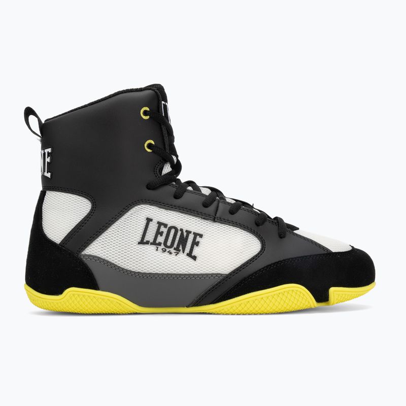 Boxovací boty LEONE 1947 Premium Boxing black/lime/black/lime 2