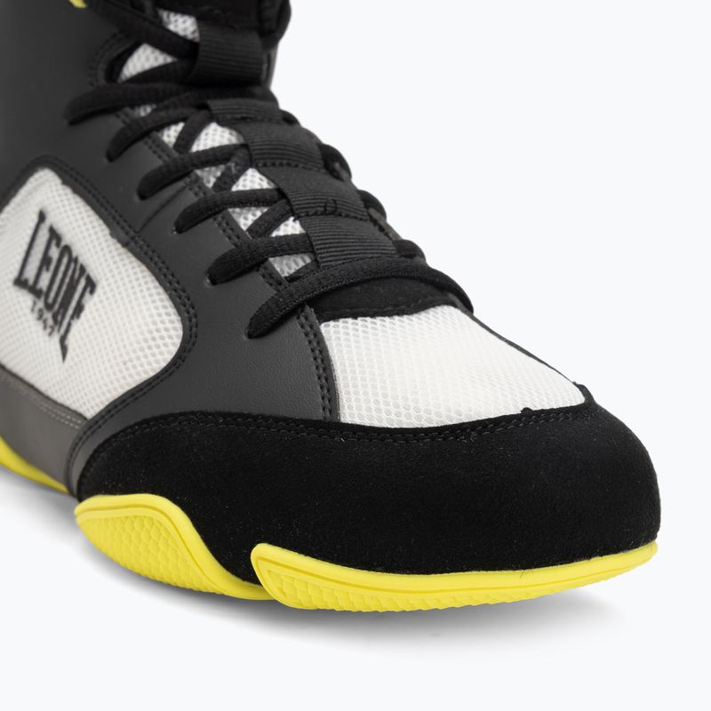Boxovací boty LEONE 1947 Premium Boxing black/lime/black/lime 7