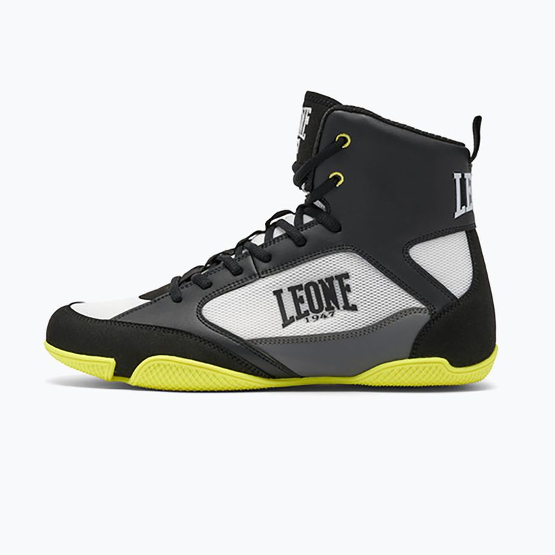 Boxovací boty LEONE 1947 Premium Boxing black/lime/black/lime