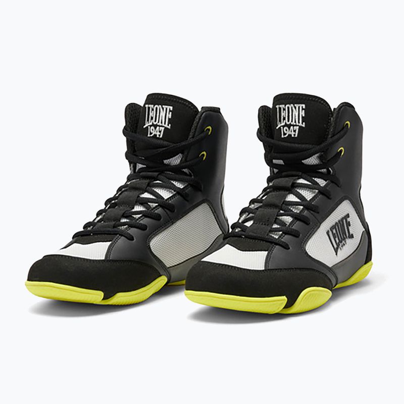Boxovací boty LEONE 1947 Premium Boxing black/lime/black/lime 2
