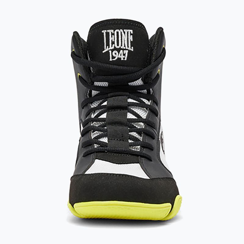 Boxovací boty LEONE 1947 Premium Boxing black/lime/black/lime 3