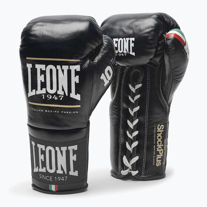 Boxerské rukavice LEONE 1947 Shock Plus black