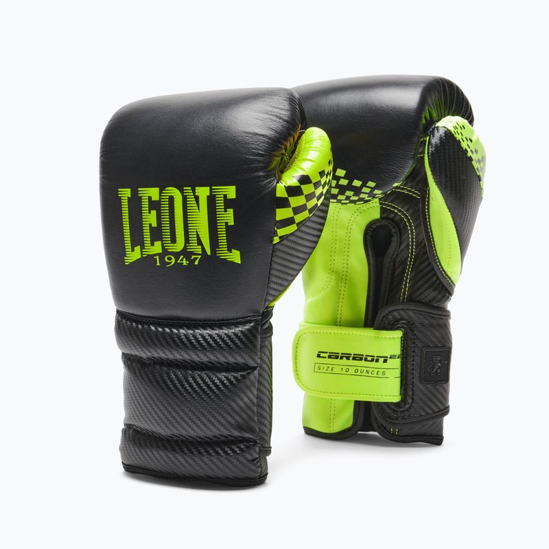 Boxerské rukavice Leone Carbon22 černo-zelené GN222 7