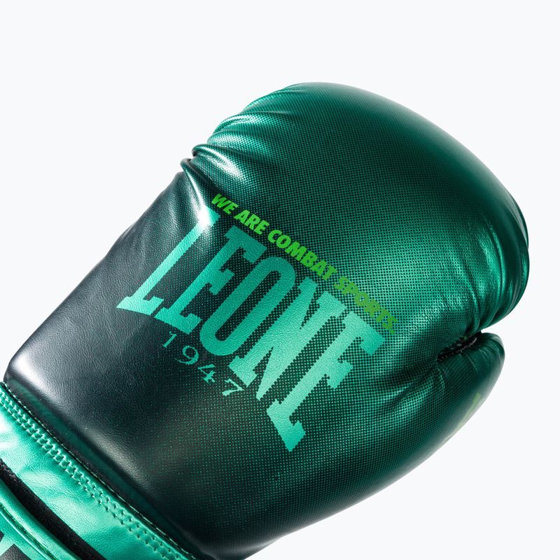 Leone Stínované zelené boxerské rukavice GN328 5