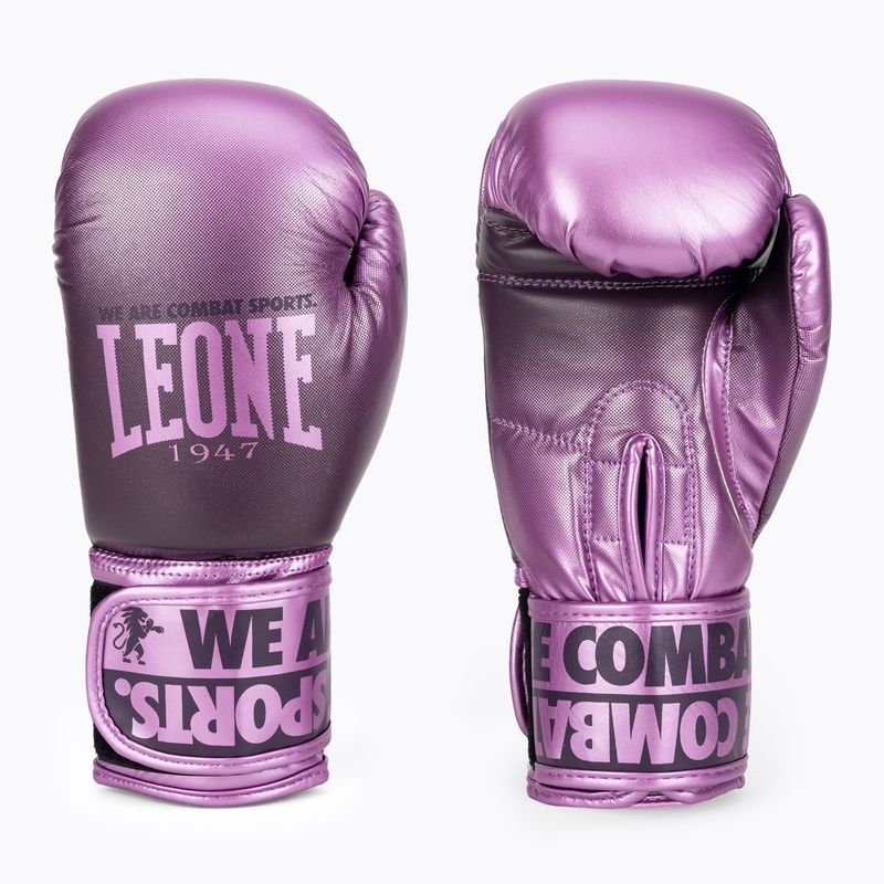 Leone Stínované fialové boxerské rukavice GN328 3