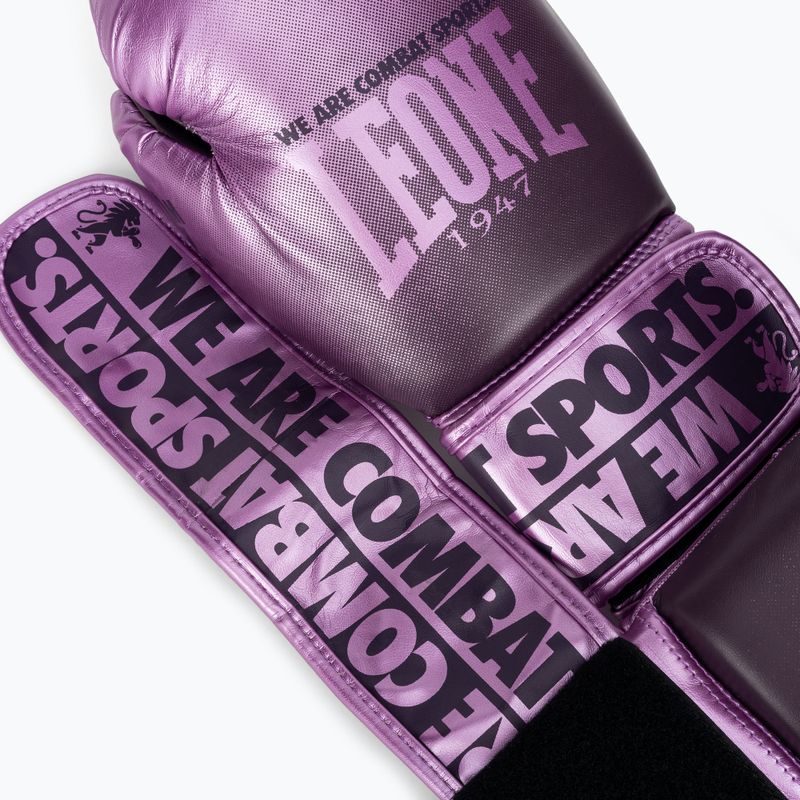 Leone Stínované fialové boxerské rukavice GN328 6