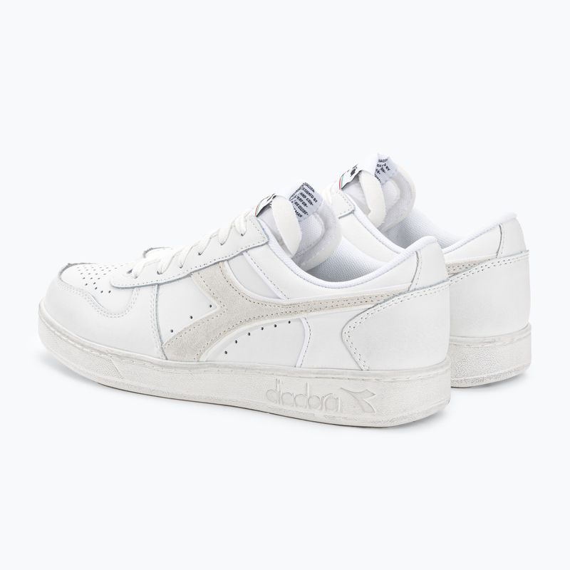 Diadora Magic Basket Low Icona Leather white/white boty 3