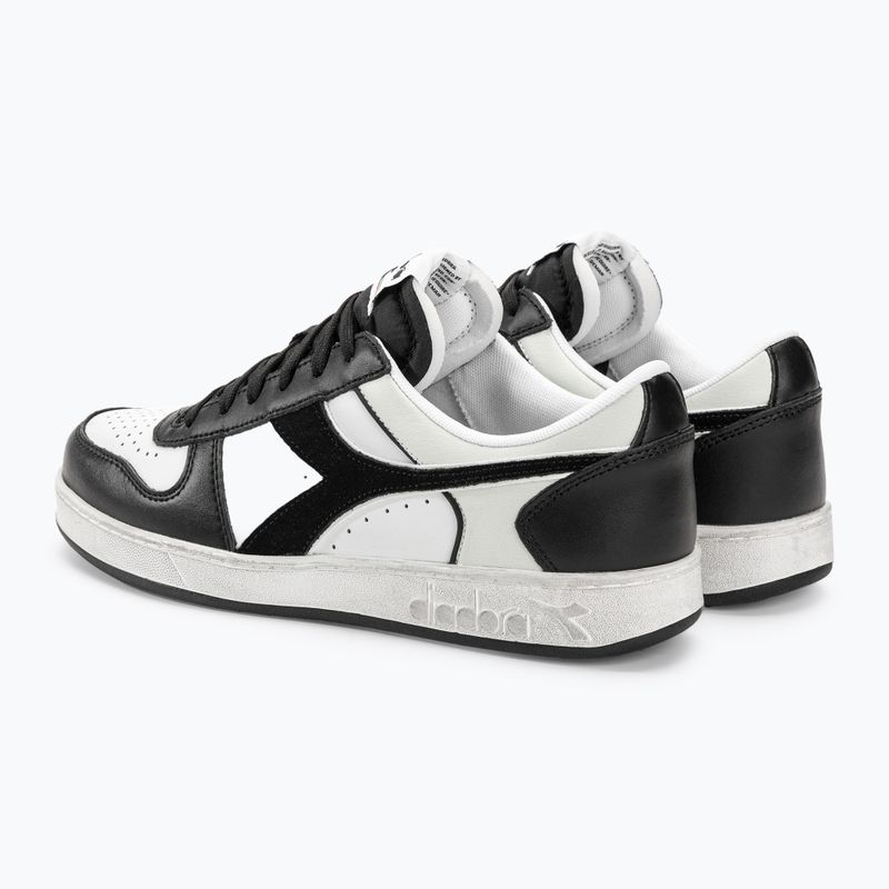 Diadora Magic Basket Low Icona Leather black/white boty 4