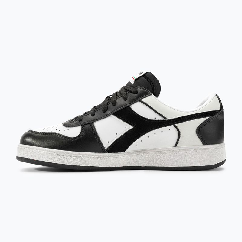 Diadora Magic Basket Low Icona Leather black/white boty 3