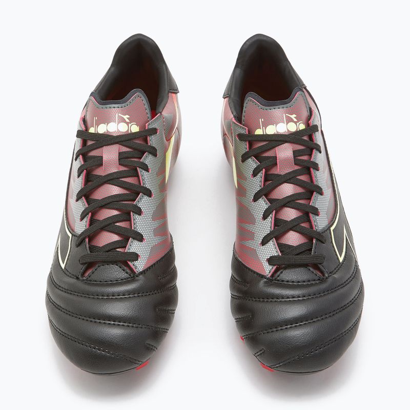 Pánské kopačky Diadora Brasil Elite Veloce R LPU černo-červené DD-101.179181-D0136-39 12