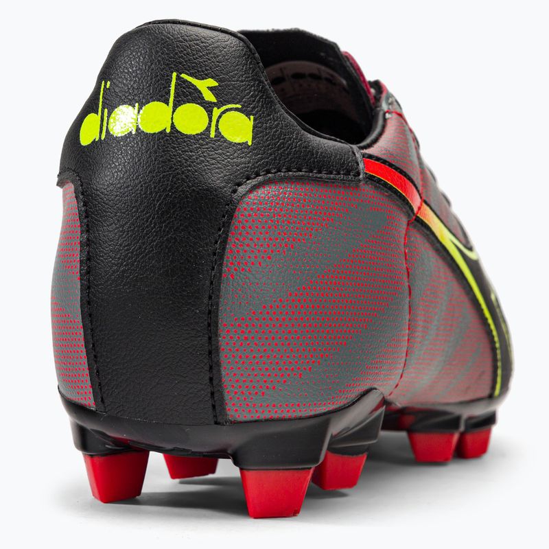 Pánské kopačky Diadora Brasil Elite Veloce R LPU černo-červené DD-101.179181-D0136-39 9