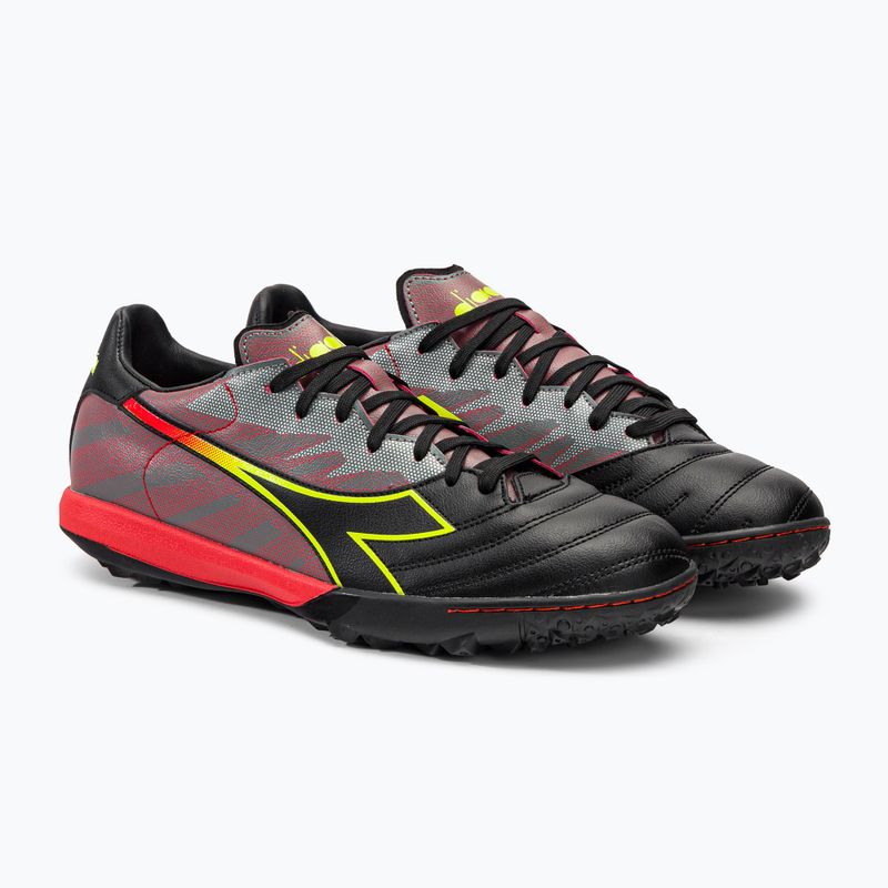 Pánské kopačky Diadora Brasil Elite Veloce R TFR černo-červené DD-101.179182-D0136-40 4