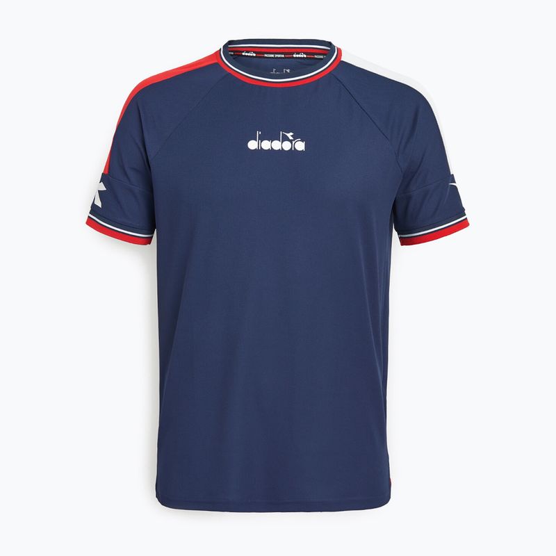 Pánské tenisové tričko Diadora Icon SS TS modrý DD-102.179126-60063 5