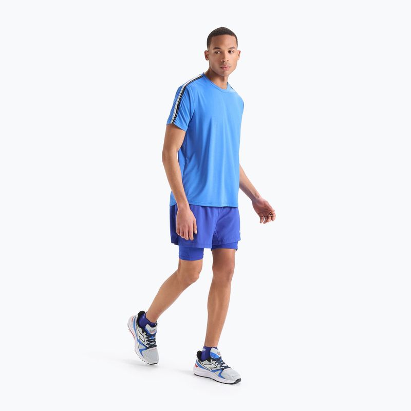 Pánské běžecké šortky Diadora Double Layer Bermuda Be One modré DD-102.179162-60050 3