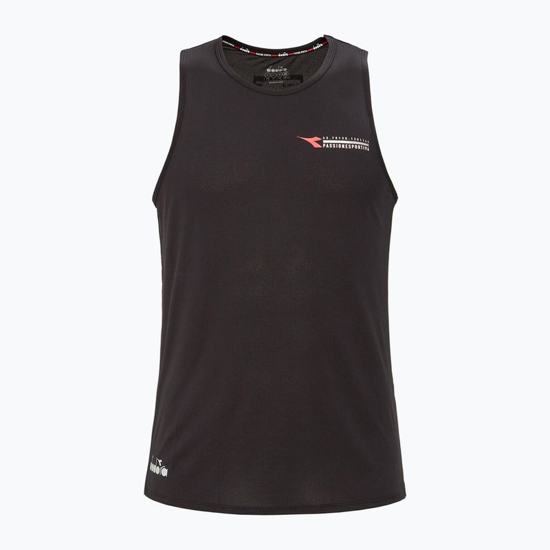 Pánské běžecké tričko Diadora Super Light Tank Be One černé DD-102.179161-80013 6