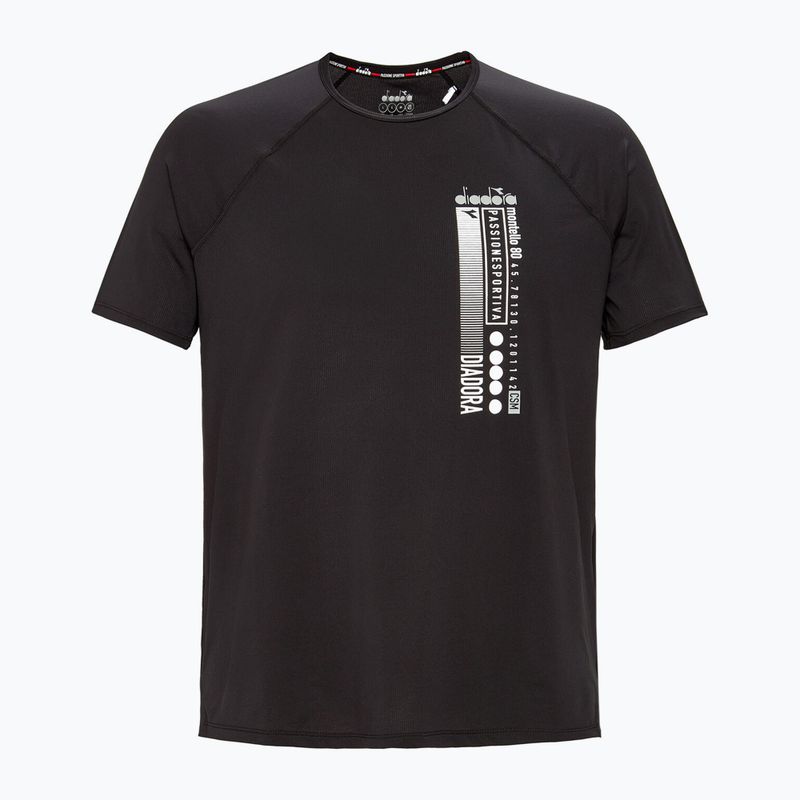 Pánské běžecké tričko Diadora Super Light Be One černé DD-102.179160-80013 6
