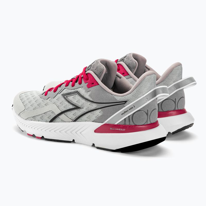 Pánská běžecká obuv Diadora Mythos Blushield Volo 3 silver dd/black/alloy 3