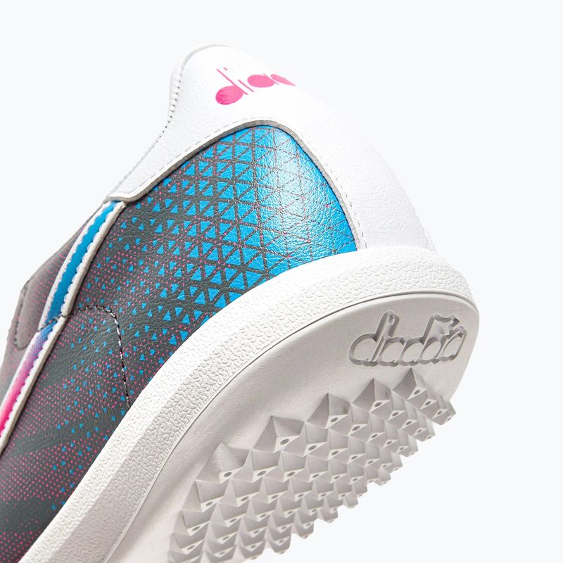 Pánské kopačky Diadora Brasil Elite Veloce GR TFR white/pink fluo/blue fluo 16