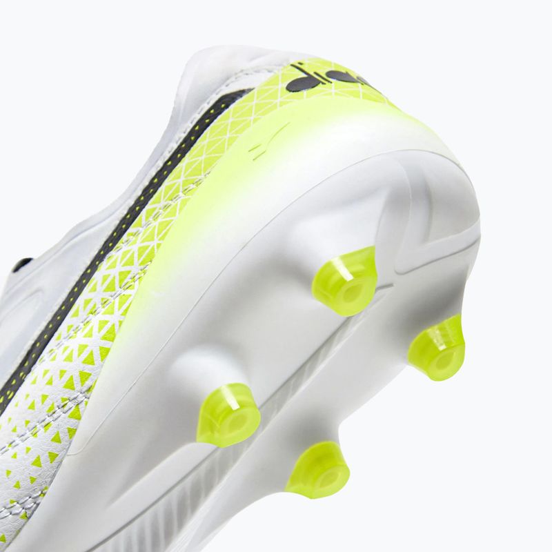 Pánské fotbalové boty Diadora Brasil Elite Tech GR LPX white/black/fluo yellow 16