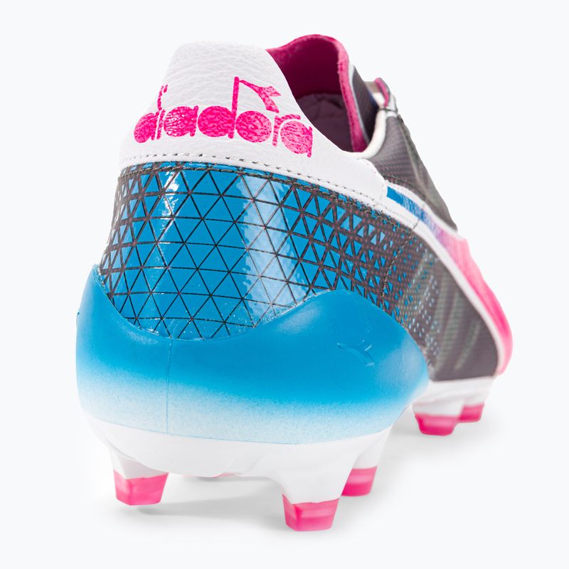 Pánské kopačky Diadora Brasil Elite Veloce GR ITA LPX white/pink fluo/blue fluo 9