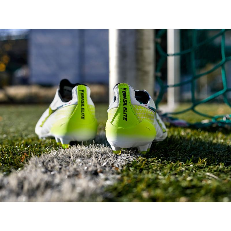 Pánské fotbalové boty Diadora Brasil Elite Tech GR ITA LPX white/black/fluo yellow 19