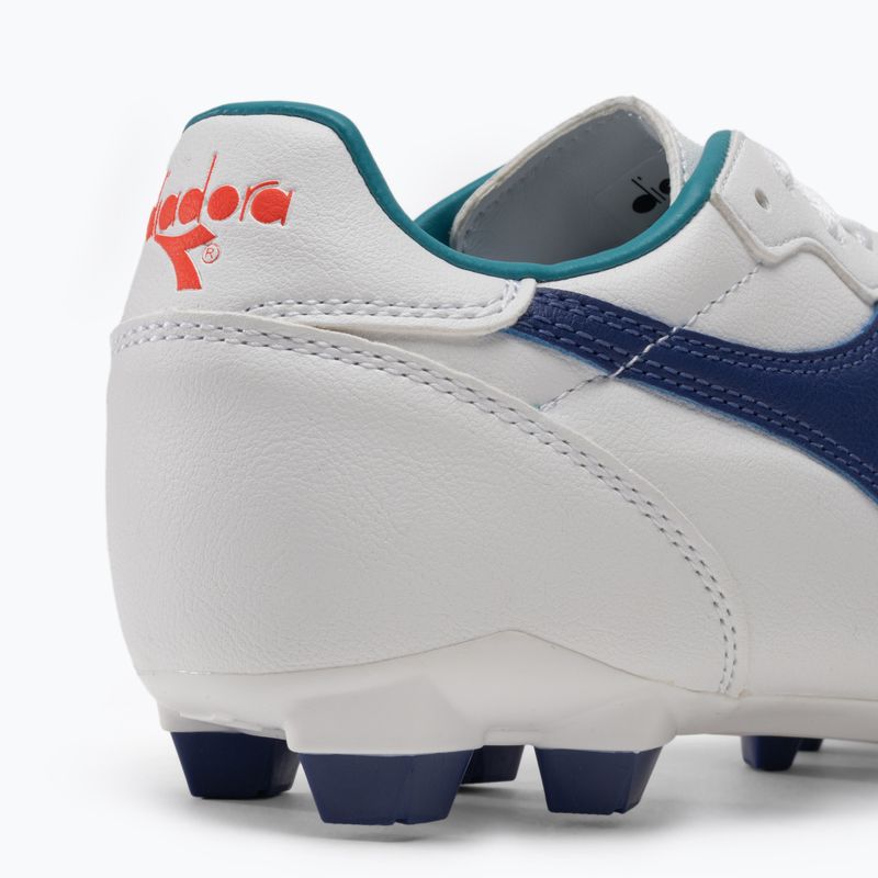 Dětské kopačky Diadora Brasil 2 R LPU JR white/navy 9