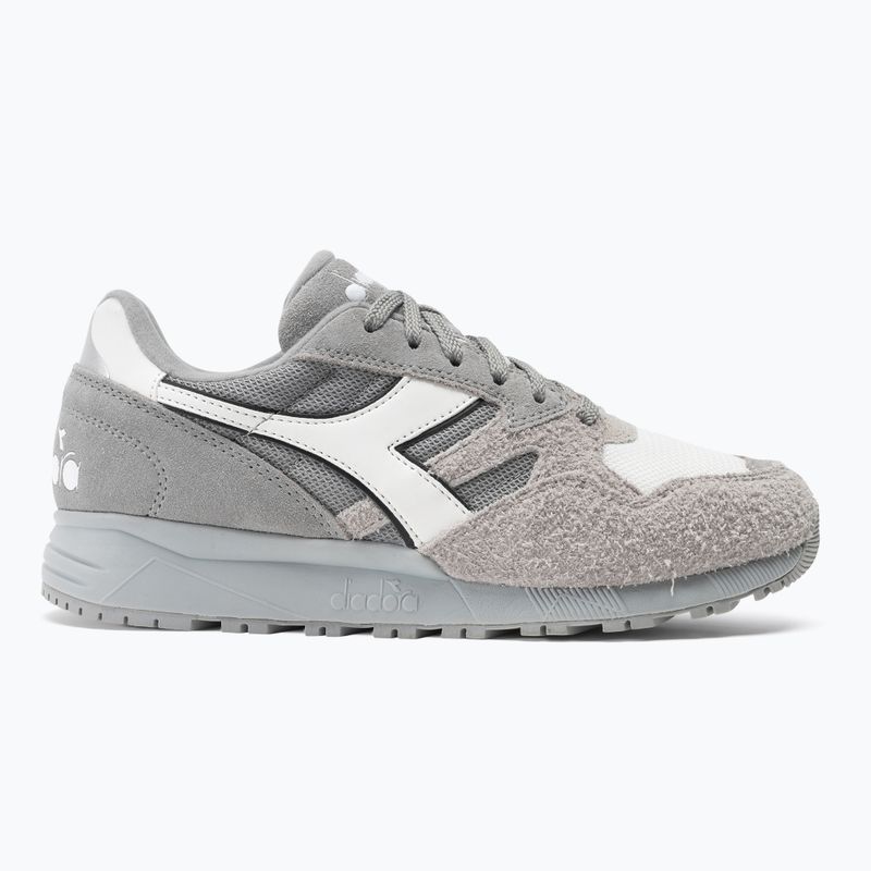 Diadora N902 Hairy Suede melange grey boty 2