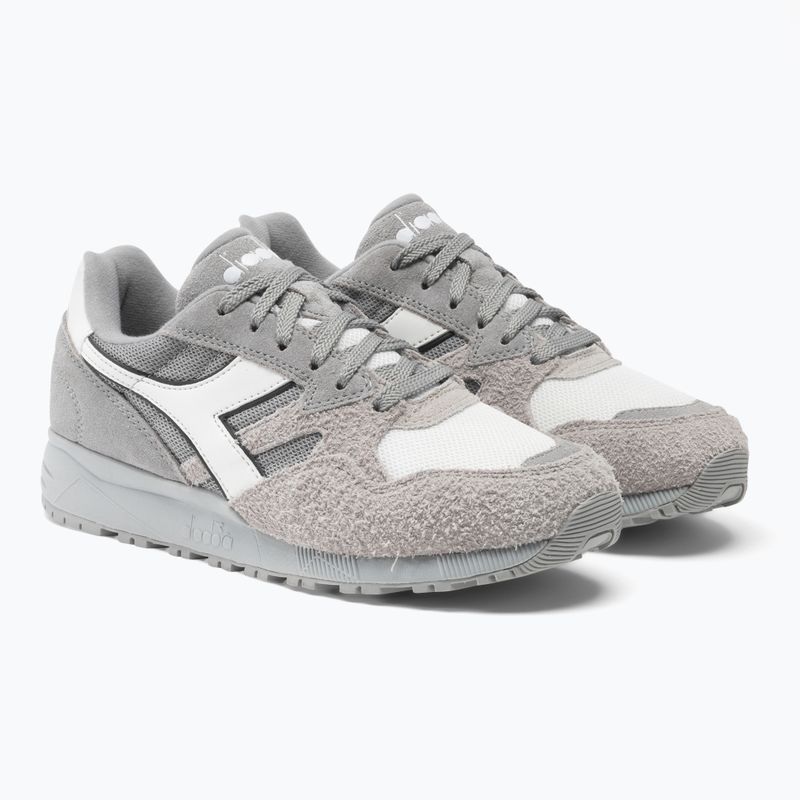 Diadora N902 Hairy Suede melange grey boty 4