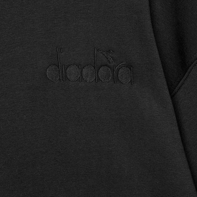 Diadora Mikina s kapucí Athletic Logo černá 4