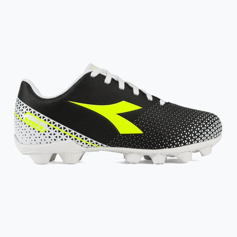 Dětské kopačky Diadora Pichichi 6 MD JR černá/žlutá fluo/bílá 2