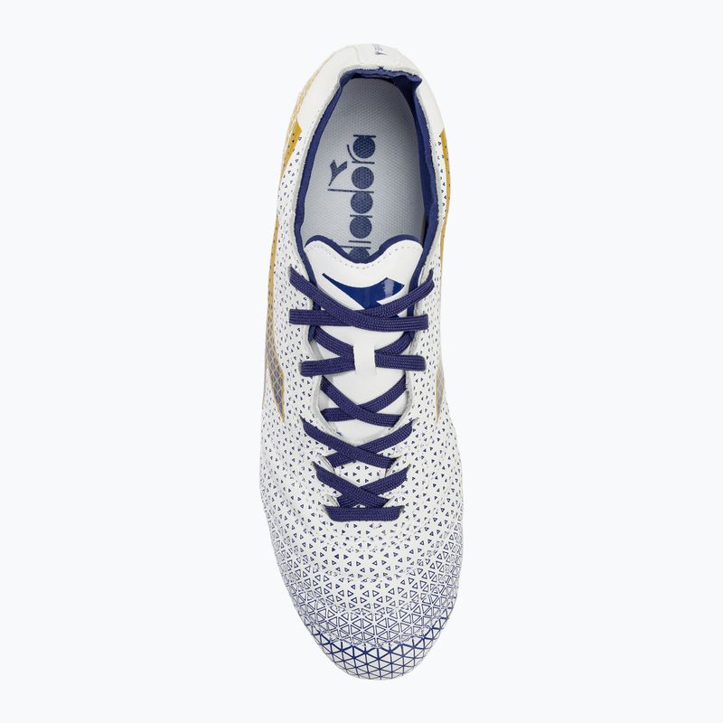 Pánské kopačky Diadora Brasil Elite GR LT LP12 white/blue/gold 5