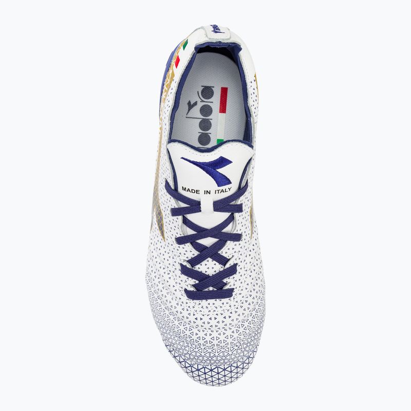 Pánské kopačky Diadora Brasil Elite Tech GR ITA LPX white/blue/gold 5
