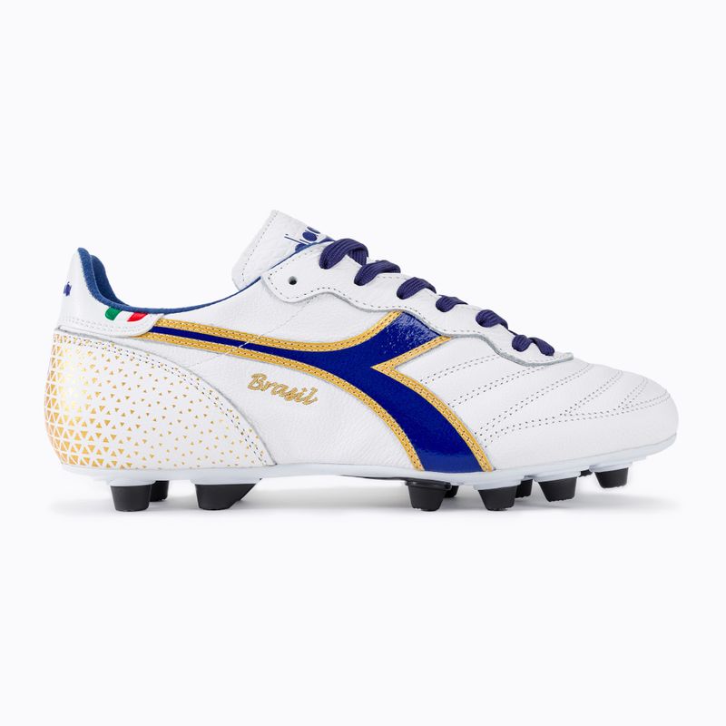 Pánské kopačky Diadora Brasil Italy OG GR LT+ MDPU white/blue/gold 2