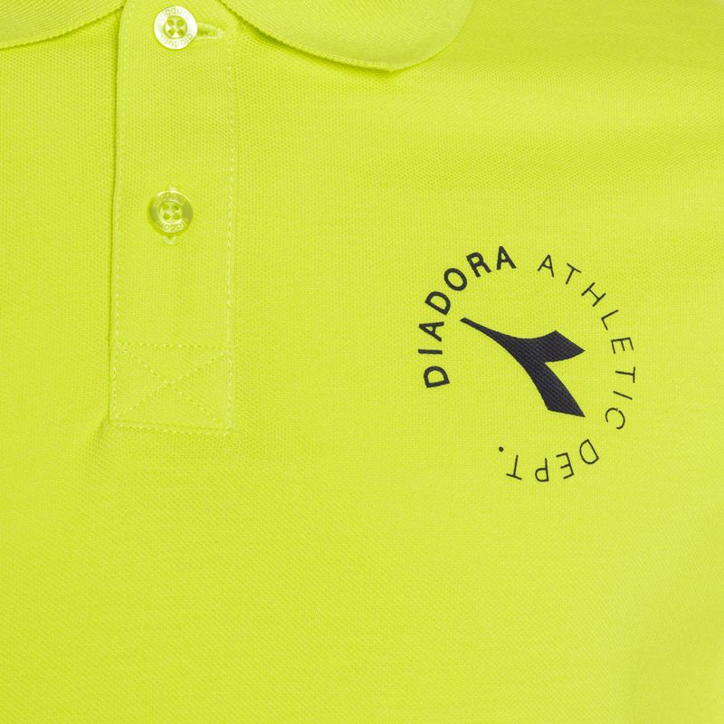 Diadora Essential Sport pánské polo tričko giallo enotera 3