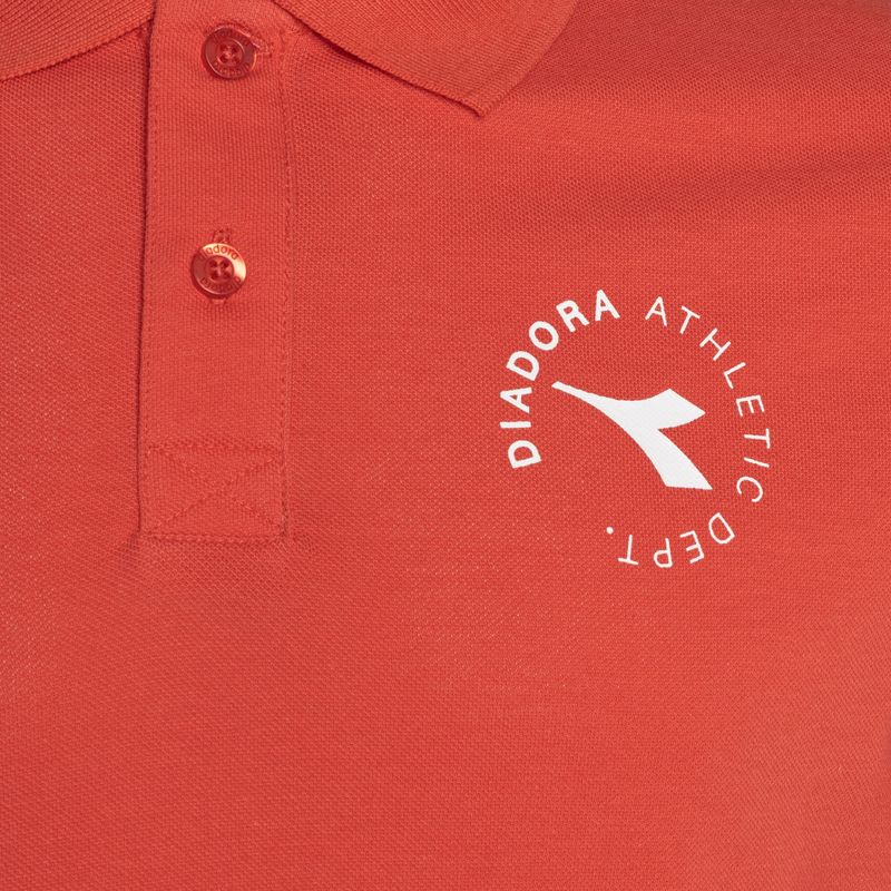 Pánské polo tričko Diadora Essential Sport rosso cayenne 3