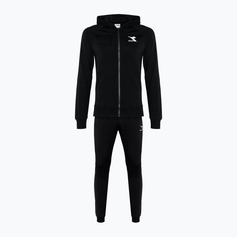 Pánská tepláková souprava Diadora Tracksuit HD FZ Core nero