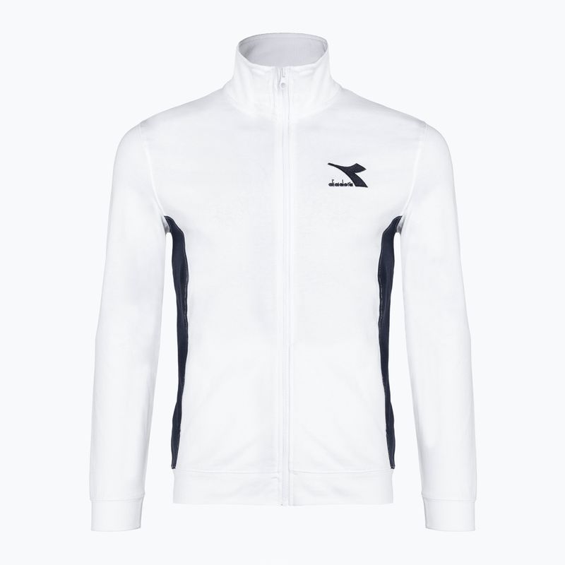 Pánské tepláky Diadora Tracksuit FZ Core bianco ottico 3