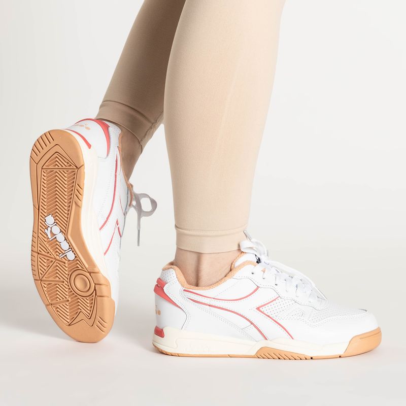 Boty   Diadora Winner bianco/rosa pesca pallida 2