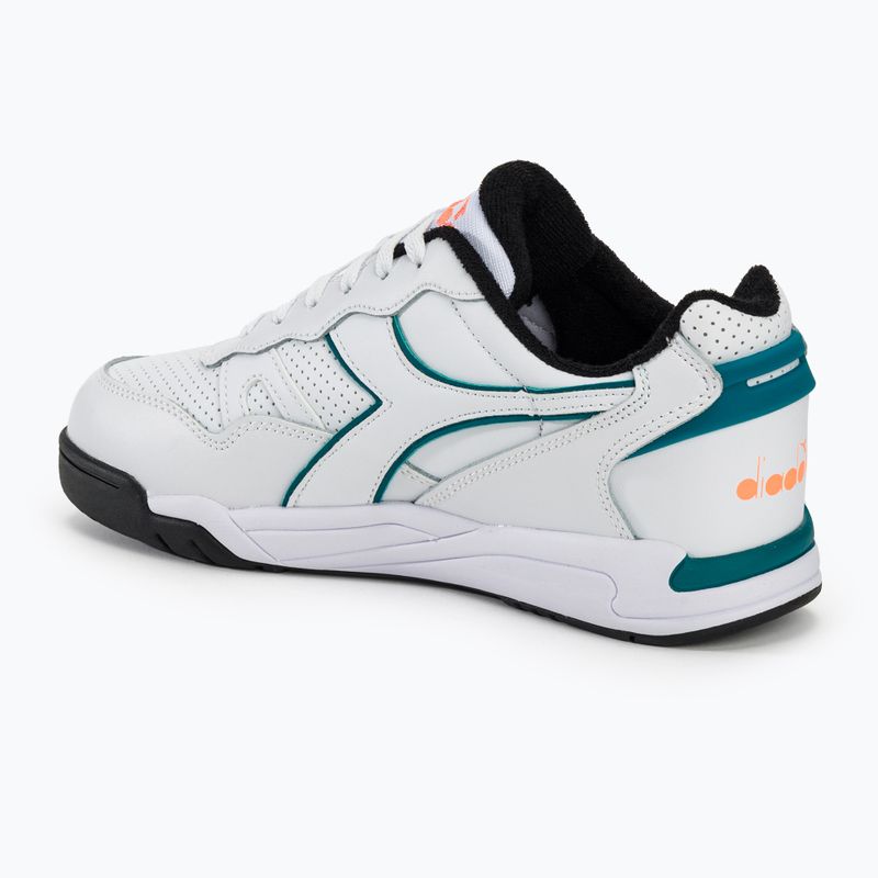 Boty   Diadora Winner bianco/verd blu-capri 3