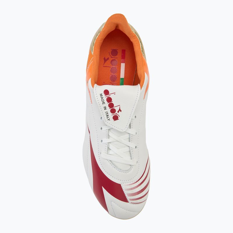 Pánské kopačky Diadora Maximus Elite ITA T SLX white/chili pepper/russet orange 5