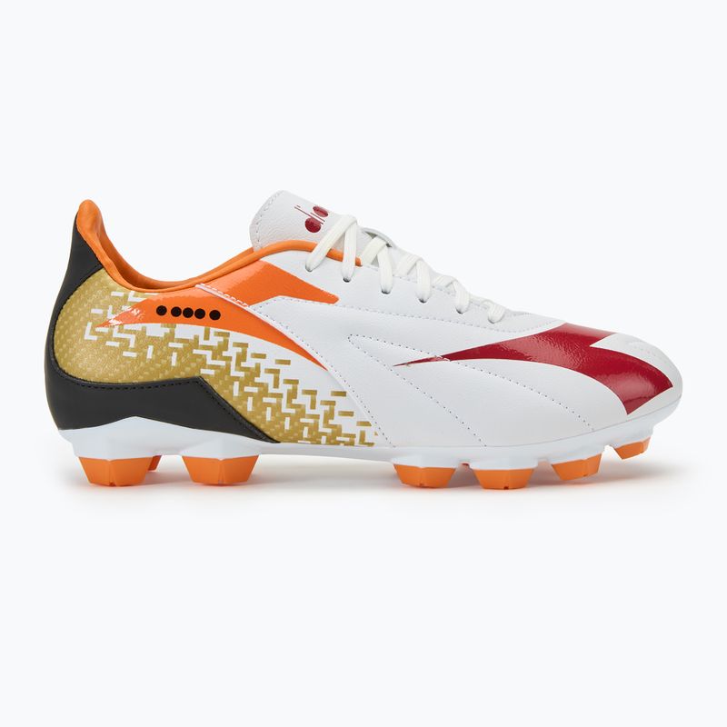 Pánské kopačky Diadora Maximus Elite R LPU white/chili pepper/russet orange 2