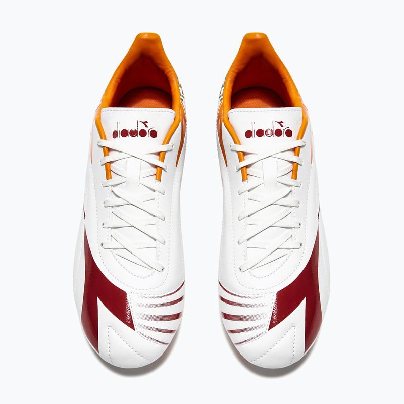 Pánské kopačky Diadora Maximus Elite R LPU white/chili pepper/russet orange 10