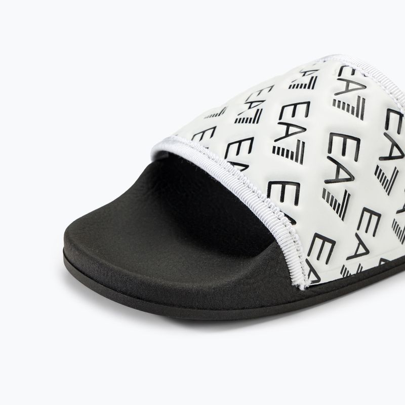 Pantofle EA7 Emporio Armani Water Sports All Over white/black 7