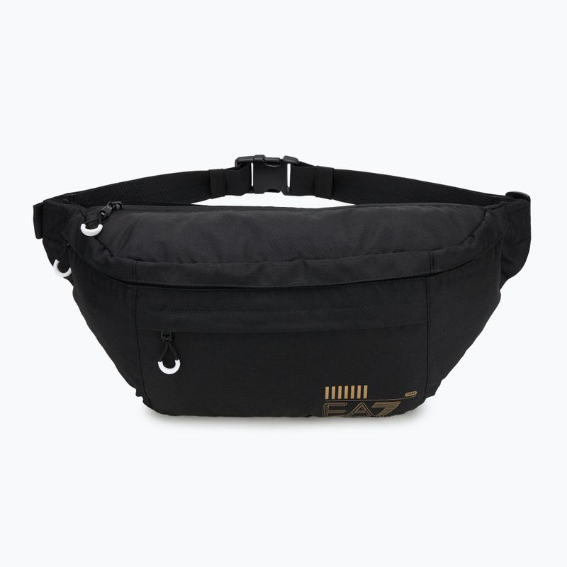 Ledvinka EA7 Emporio Armani Train Core Maxi Sling 7 l black/gold logo