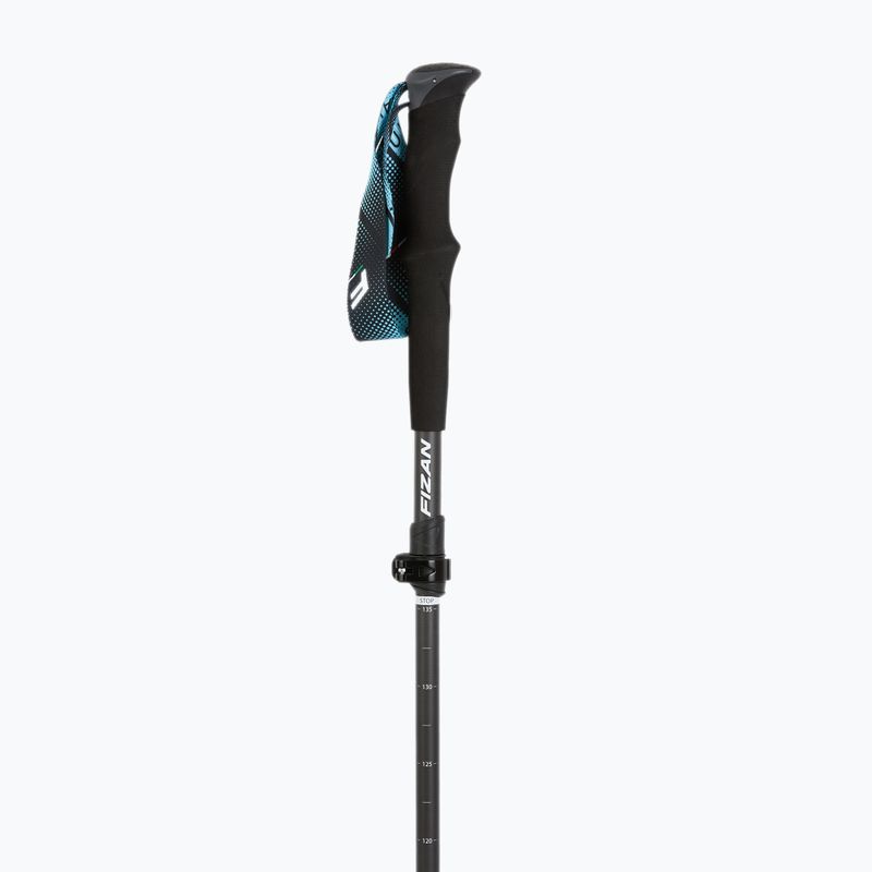 Trekingové hole Fizan Ultrax Carbon light blue 2