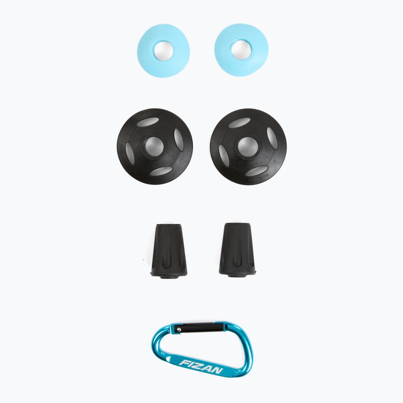 Trekingové hole Fizan Ultrax Carbon light blue
